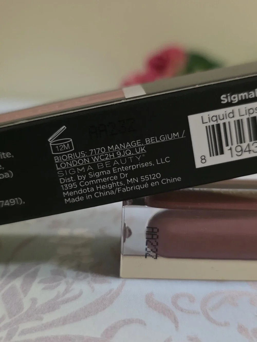BNIB Sigma Beauty Liquid Lipstick - Warm Rose (Women Makeup)